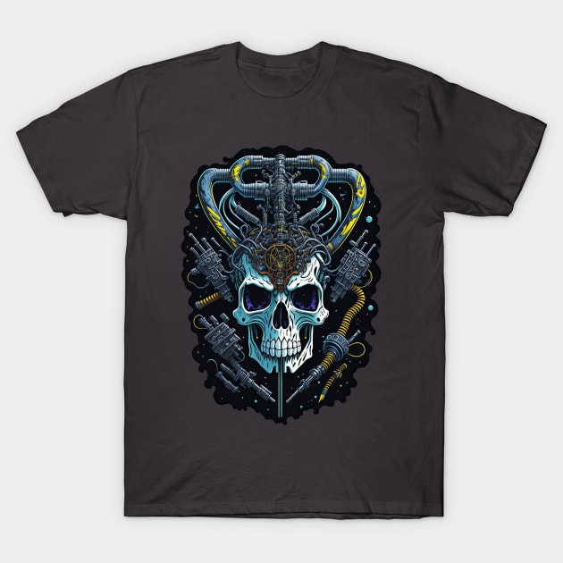 Cyborg Heads S02 D50 T-Shirt by Houerd